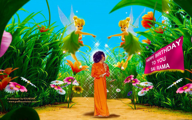 Woman orange dress garden kaohine free wallpaper for desktop - medium preview image