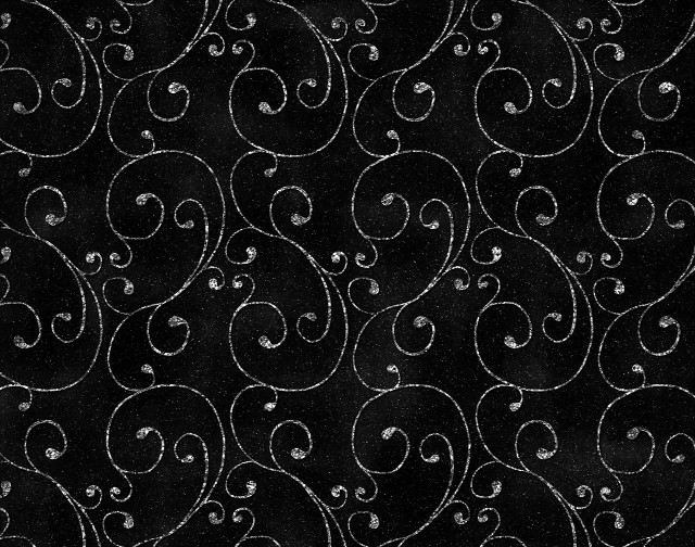 Black background white swirls dots free wallpaper for desktop - medium preview image