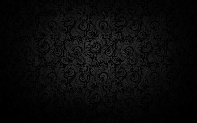 Black wallpaper swirls leaves side #2 free wallpaper for desktop - medium preview image
