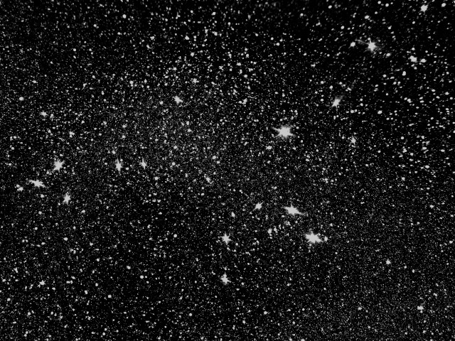 Black white stars night sky free wallpaper for desktop - medium preview image
