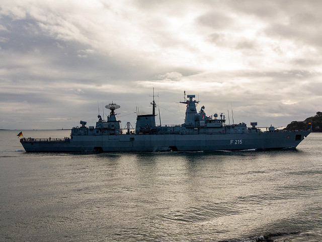 Large ship sailing water cloudy #2 free wallpaper for desktop - medium preview image
