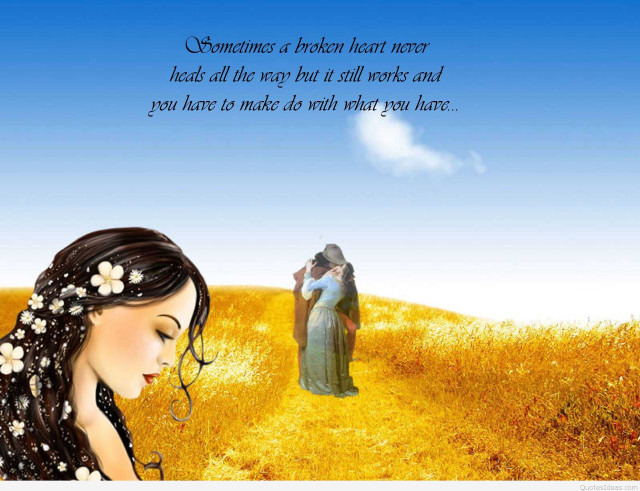 Woman field man flower hair free wallpaper for desktop - medium preview image