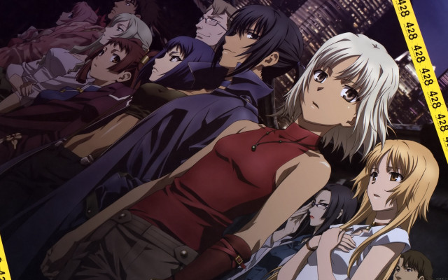 Group people city skyline yellow #2 free wallpaper for desktop - medium preview image