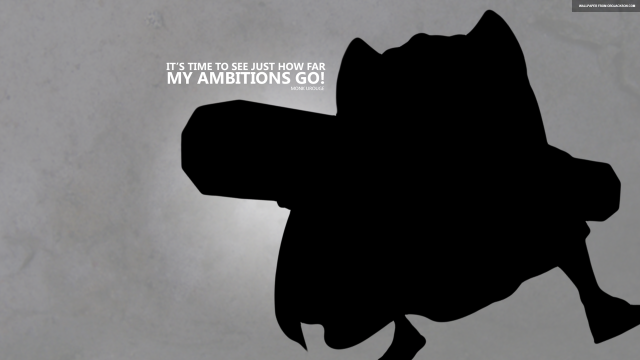 Silhouette hat quote ambition league free wallpaper for desktop - medium preview image
