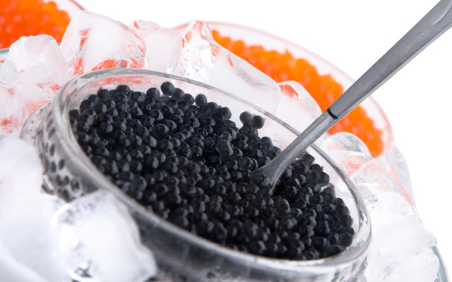 Bowl black beans spoon ice free wallpaper for desktop - medium preview image