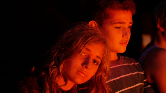 Couple looking cake candles middle free wallpaper for desktop - medium preview image