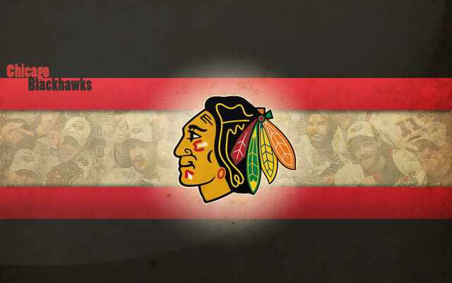 Chicago black hawks logo background free wallpaper for desktop - medium preview image