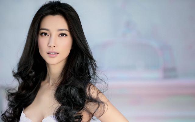 Woman blackhair whitedress birdcage chenlu free wallpaper for desktop - medium preview image