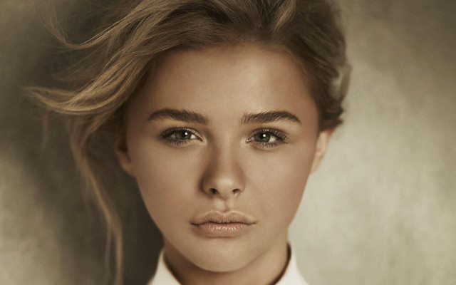 Woman tie white shirt ponytail free wallpaper for desktop - medium preview image