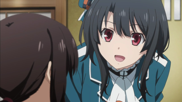 Girl red eyes military beret free wallpaper for desktop - medium preview image