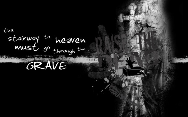 Stairway to heaven grave quote free wallpaper for desktop - medium preview image