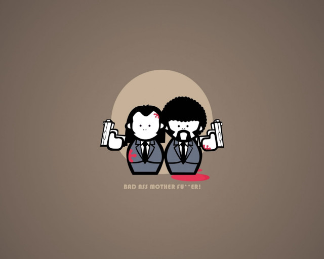 Couple people holding guns moon free wallpaper for desktop - medium preview image