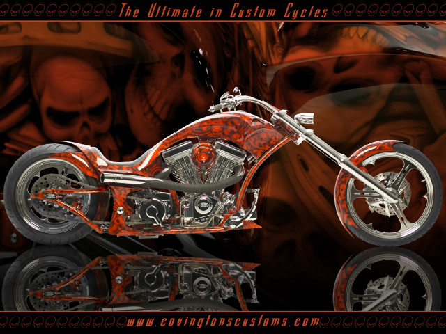 Motorcycle skull red background black free wallpaper for desktop - medium preview image