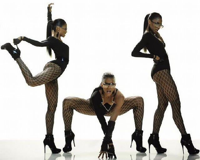 Woman black outfit man black #2 free wallpaper for desktop - medium preview image