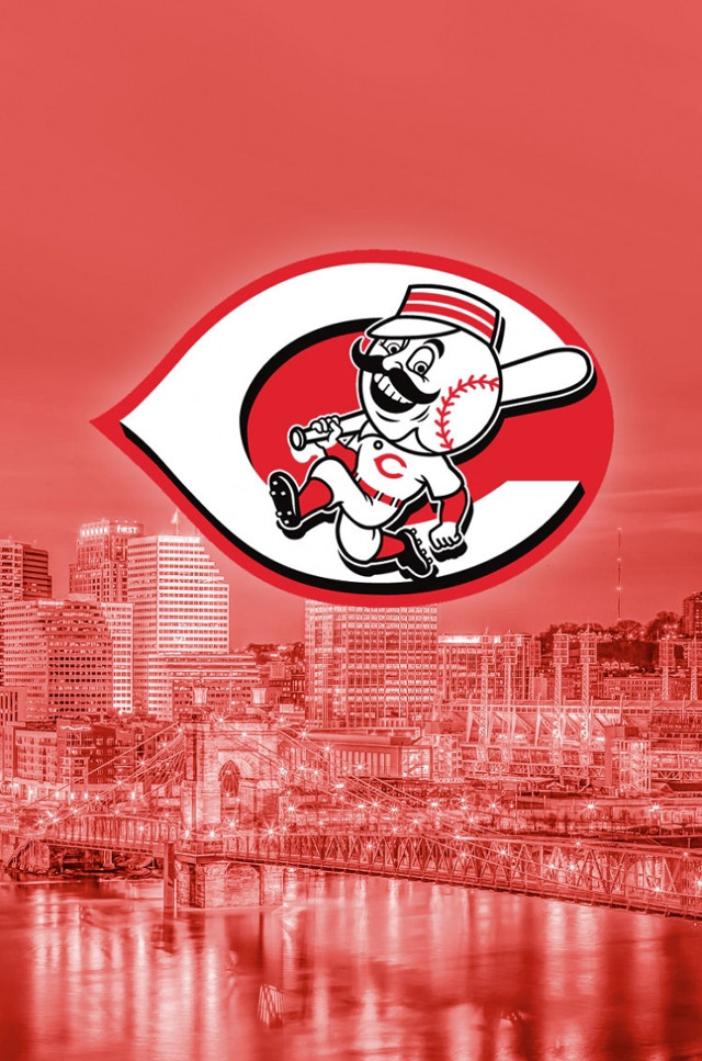 Baseball player bat city skyline free wallpaper for mobile - medium preview image