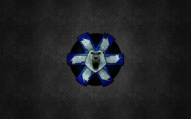 Black background blue white cross free wallpaper for desktop - medium preview image