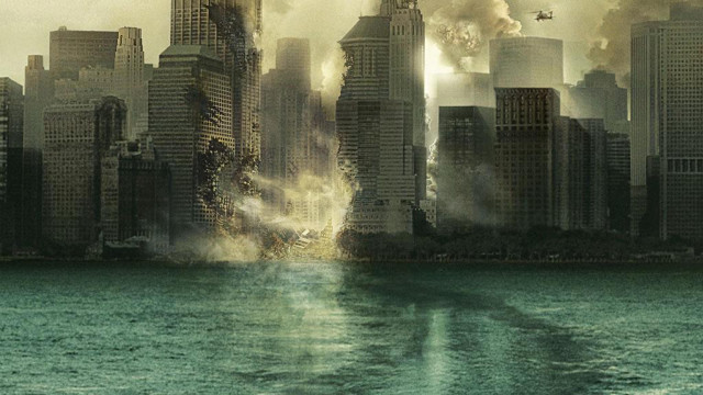 City smoke towers buildings water free wallpaper for desktop - medium preview image