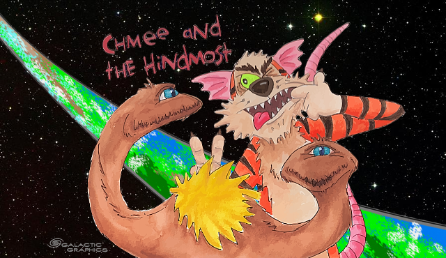 Cartoon creature large head large free wallpaper for desktop - medium preview image