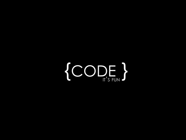 Code its run black white free wallpaper for desktop - medium preview image