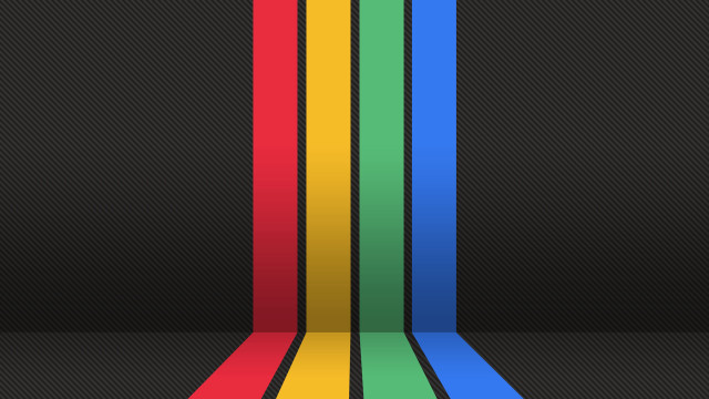 Rainbow colored object black background free wallpaper for desktop - medium preview image