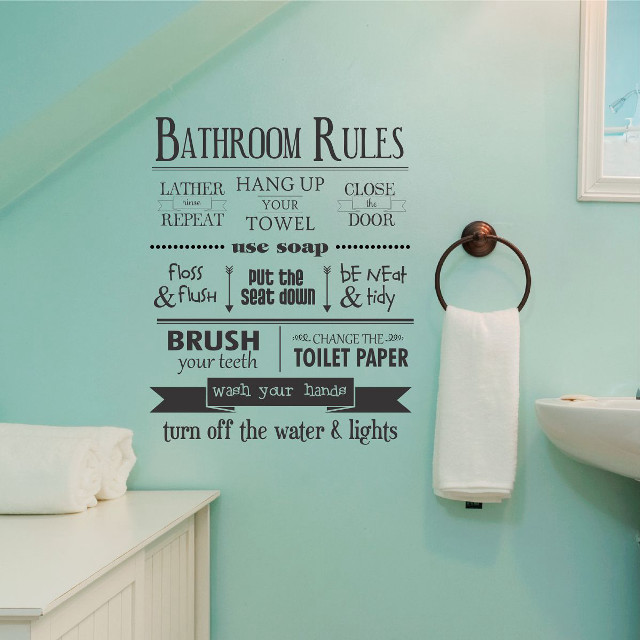 Bathroom towel rack wall sticker free wallpaper for tablet - medium preview image