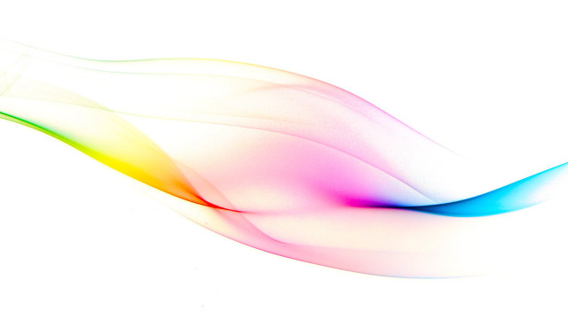 White background colorful smoke blue free wallpaper for desktop - medium preview image