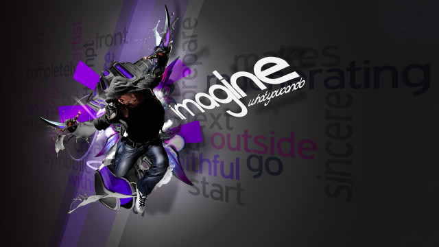 Man motorcycle purple black imagine free wallpaper for desktop - medium preview image