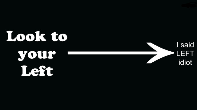 Black white arrows pointing left free wallpaper for desktop - medium preview image