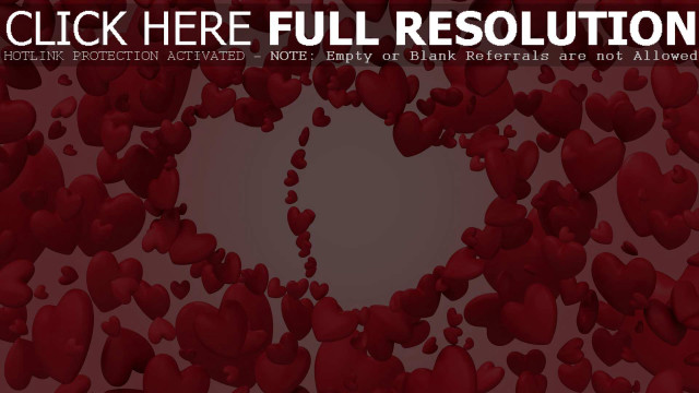 Red heart black background white free wallpaper for desktop - medium preview image