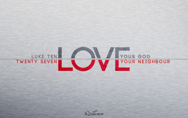 Love metal surface red gray free wallpaper for desktop - medium preview image