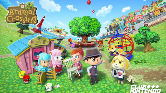 Animal crossing game characters friends free wallpaper for desktop - medium preview image