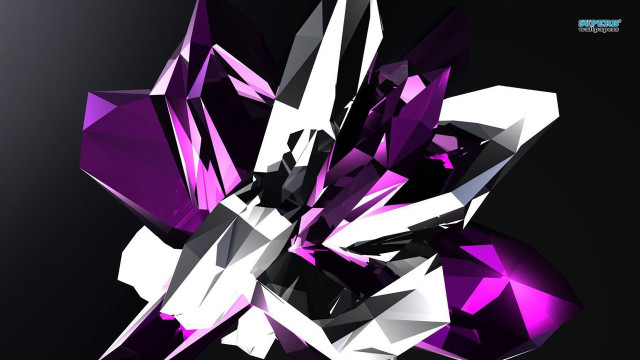 Purple white abstract design black free wallpaper for desktop - medium preview image