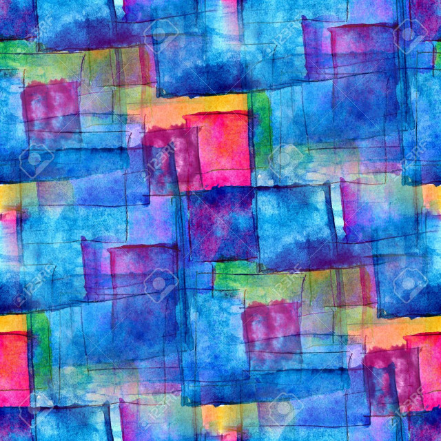 Colorful abstract painting squares stock free wallpaper for tablet - medium preview image