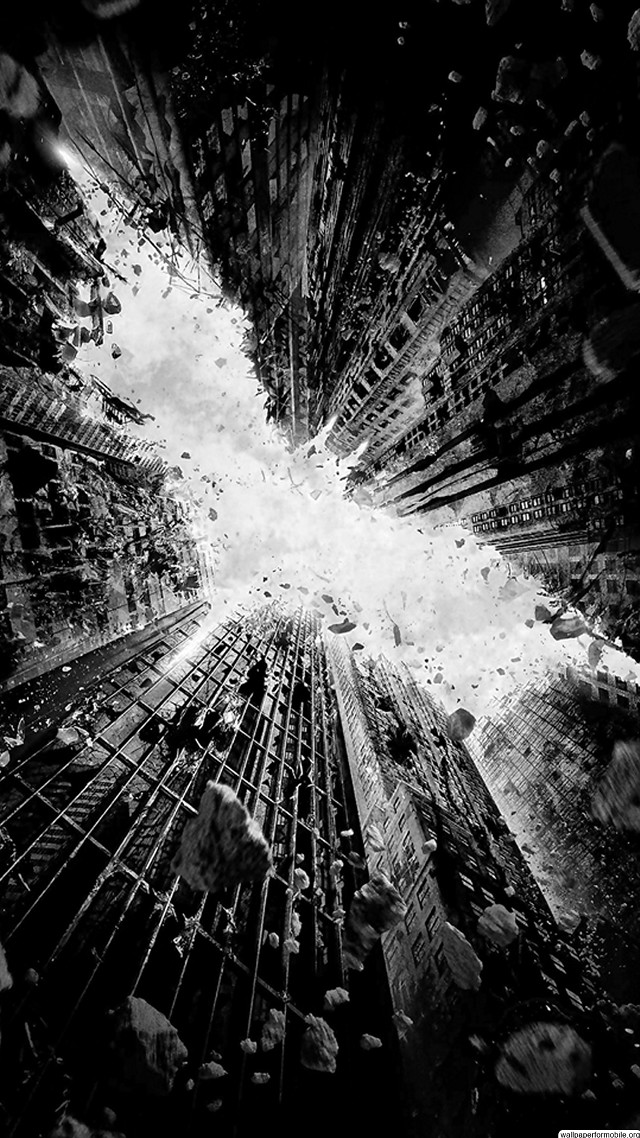 Batman dark knight rises black free wallpaper for mobile - medium preview image