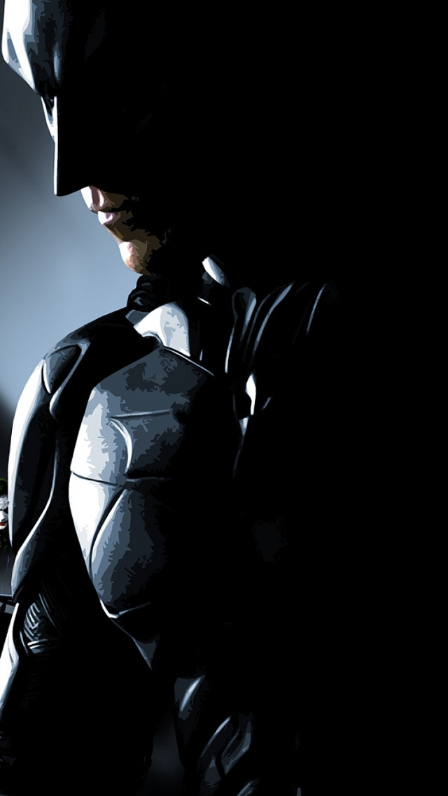 Batman dark night ambient occlusion free wallpaper for mobile - medium preview image