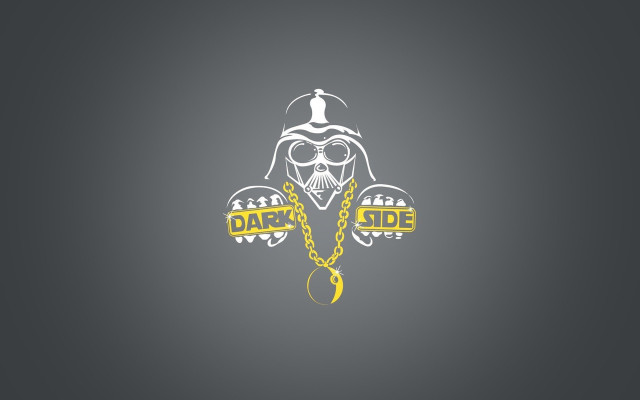Dark side logo chain helmet #2 free wallpaper for desktop - medium preview image