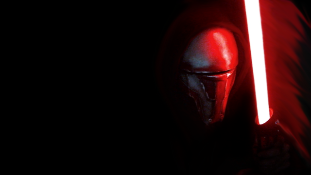 Red helmet man light saber free wallpaper for desktop - medium preview image