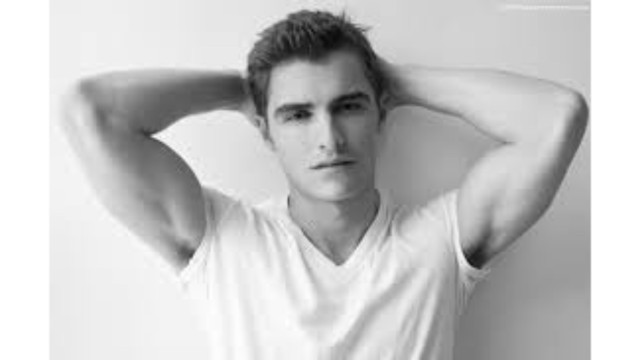 Man white shirt holding head free wallpaper for desktop - medium preview image