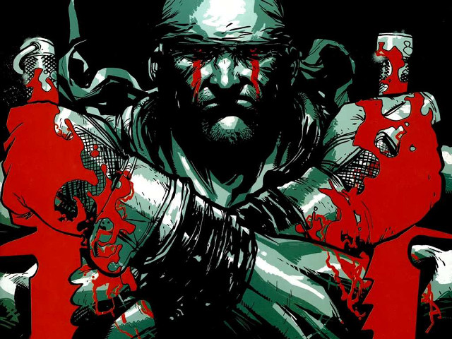 Man beard hat baseball bat free wallpaper for desktop - medium preview image