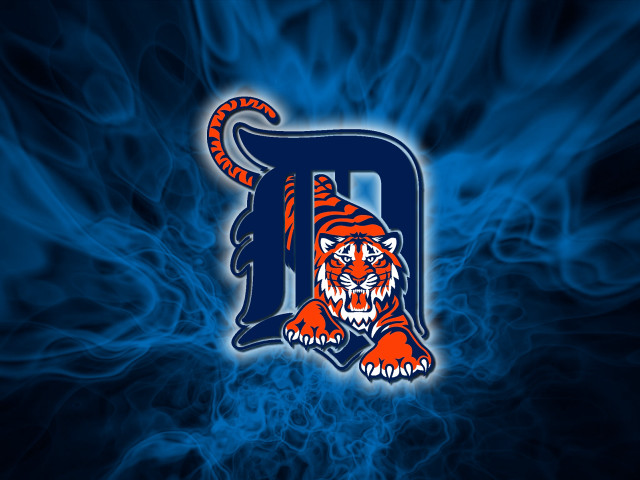 Tiger blue background digital cave free wallpaper for desktop - medium preview image