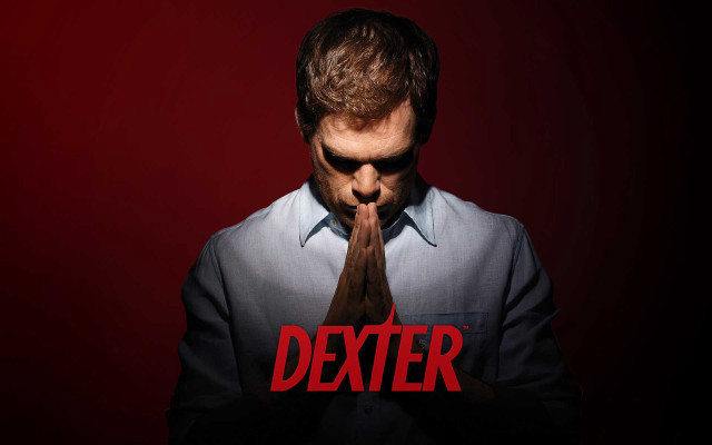 Man hands folded face dexter free wallpaper for desktop - medium preview image
