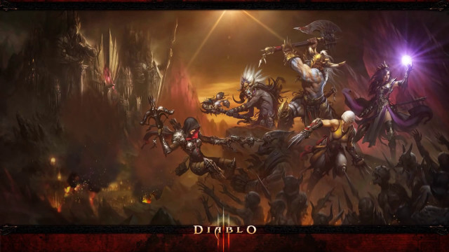 Demonic battle girls fire armor free wallpaper for desktop - medium preview image