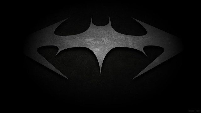 Batman symbol black background dark free wallpaper for desktop - medium preview image