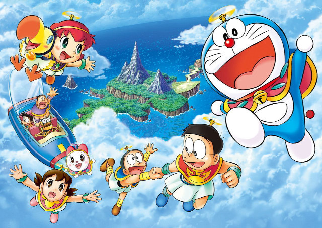 Doraemon rayonism poster akira toriyama free wallpaper for desktop - medium preview image