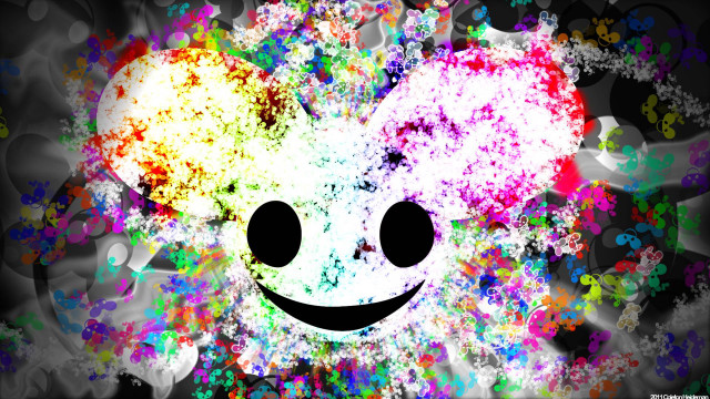 Smiley face colorful sprinkles happy free wallpaper for desktop - medium preview image