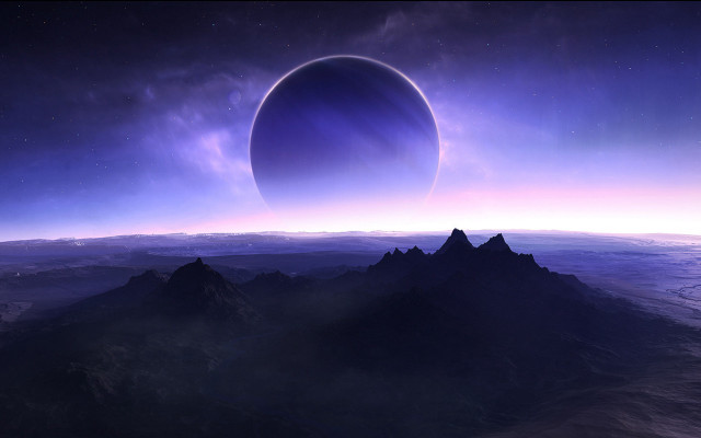 Distant planet star background matte #2 free wallpaper for desktop - medium preview image