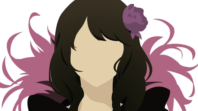 Woman flower hair pink background free wallpaper for desktop - medium preview image