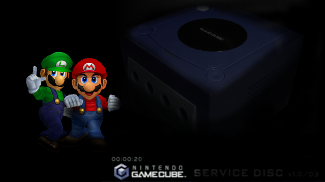 Nintendo mario luigi figure dark free wallpaper for desktop - medium preview image