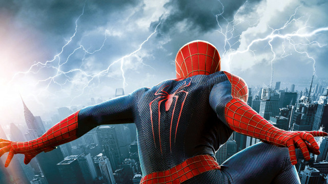 Spider man city lightning arms free wallpaper for desktop - medium preview image