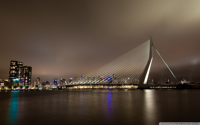 Bridge water city night lights #43 free wallpaper for desktop - medium preview image